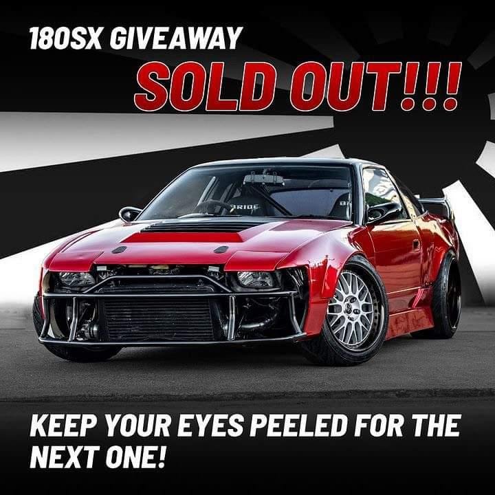 JDM-Giveaways 350hp ATW Nissan 180SX