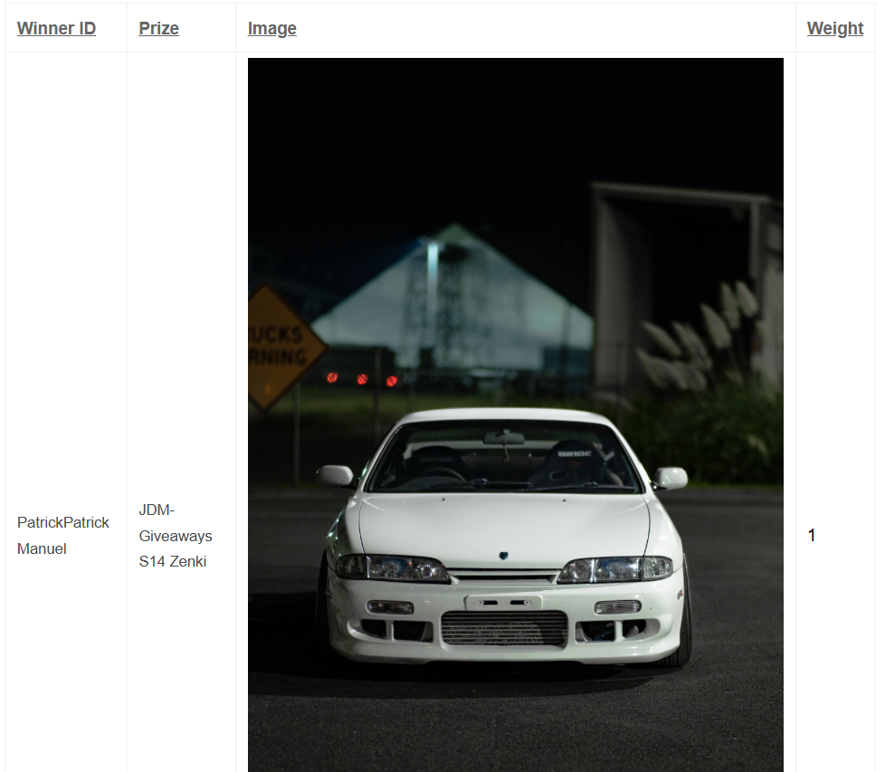 JDM-Giveaways S14 Zenki Edition